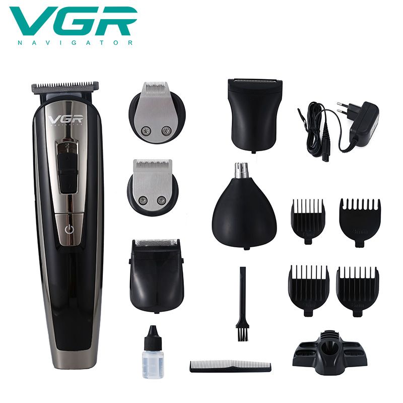 Tondeuse à cheveux multifonctionnelle V-025 Rasoir rechargeable 6 en 1