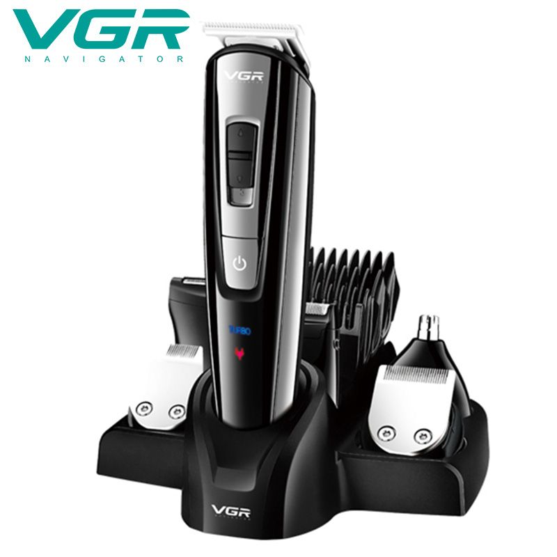 Tondeuse à cheveux multifonctionnelle V-025 Rasoir rechargeable 6 en 1