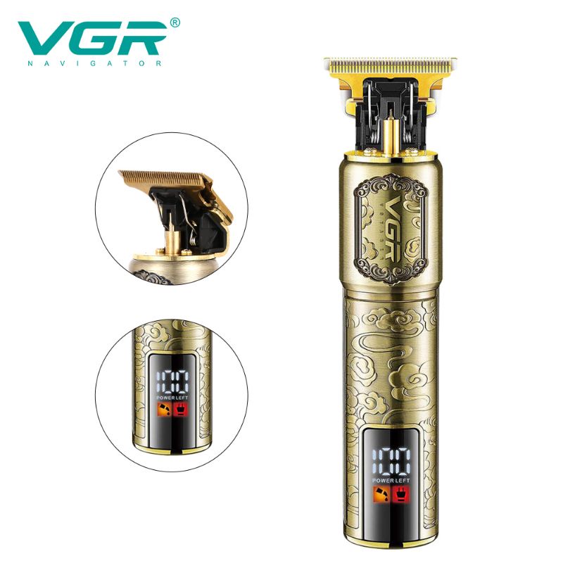 Tondeuse à cheveux professionnelle V-073 avec écran LED