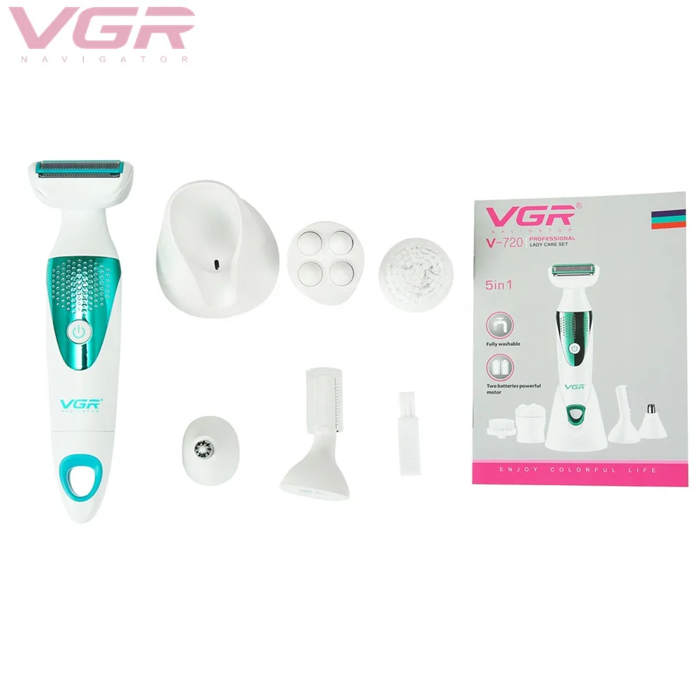 VGR V720 Rasoir et masseur 5 en 1 pour femme – Image 5