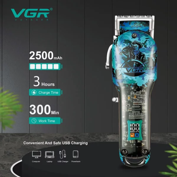 VGR V-685 Salon Series Tondeuse à cheveux pour hommes – Image 3