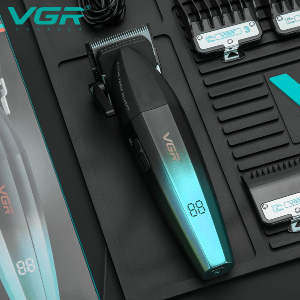 Tondeuse à cheveux professionnelle VGR V-003 Ultra Premium 9000 tr/min – Image 7