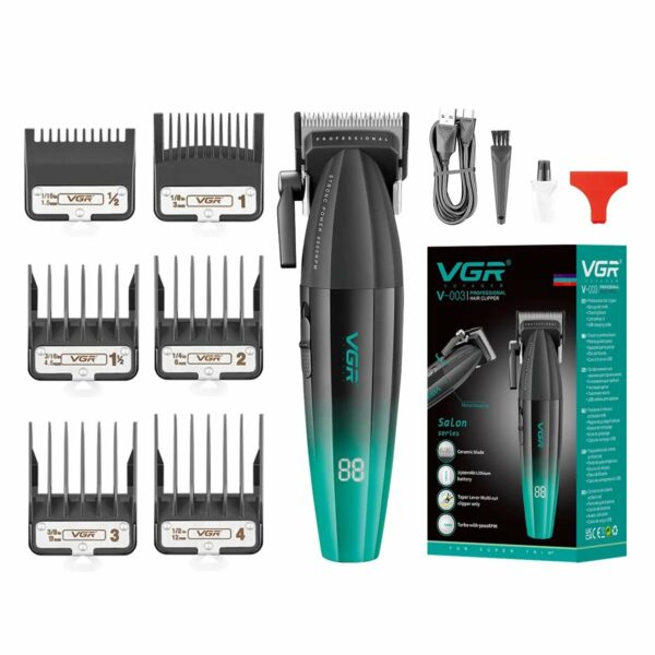 Tondeuse à cheveux professionnelle VGR V-003 Ultra Premium 9000 tr/min