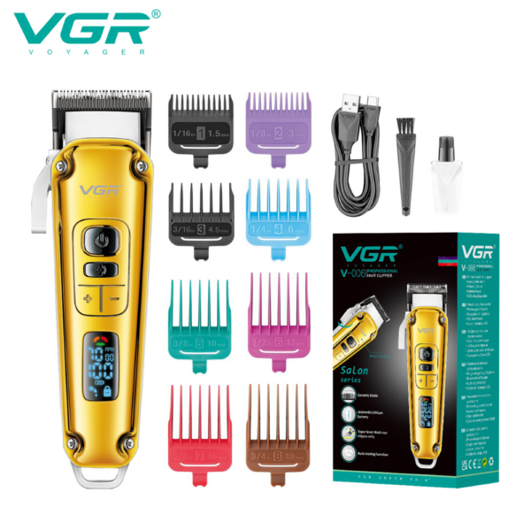 VGR V-006 Professional Hair Clipper, Salon Trimmer