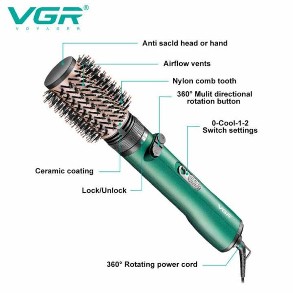 VGR V-498 1200W Cheveux Air Styling Cordon D'alimentation Électrique – Image 5