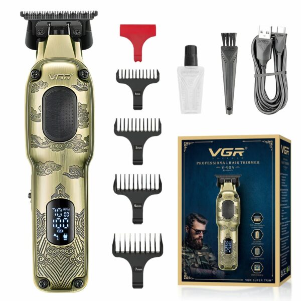 Tondeuse à cheveux professionnelle sans fil VGR V-954 pour hommes