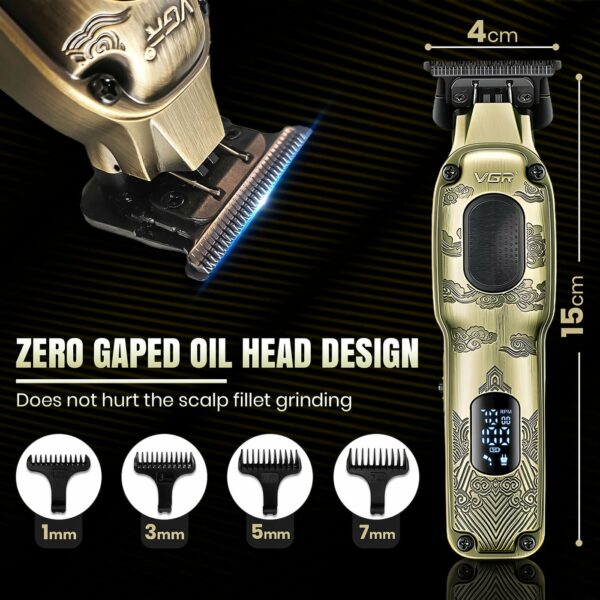 Tondeuse à cheveux professionnelle sans fil VGR V-954 pour hommes – Image 3