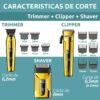 Kit combiné rechargeable de qualité professionnelle VGR V-694 – Image 2