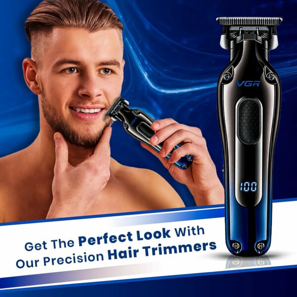 Tondeuse à cheveux professionnelle avec ou sans fil VGR V-998 pour hommes – Image 5