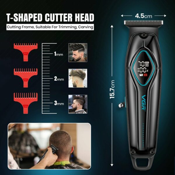 VGR V-945 Professional Trimmer 180 min Durée 4 Paramètres de longueur – Image 11