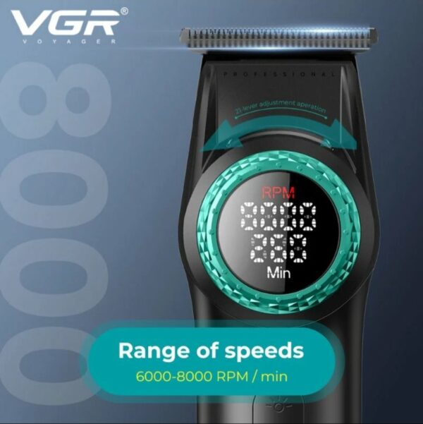 Tondeuse Électrique Rechargeable VGR V-977 – Polyvalence & Précision – Image 3