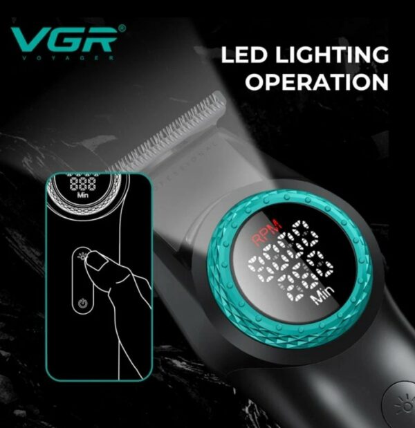 Tondeuse Électrique Rechargeable VGR V-977 – Polyvalence & Précision – Image 2