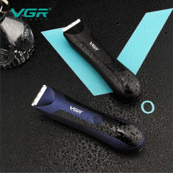 Tondeuse pour Corps et zone intime étanche VGR V-951 pour homme, noire – Image 5