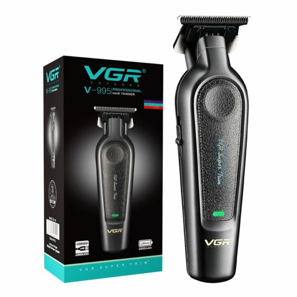 Tondeuse à cheveux professionnelle VGR V-995 pour hommes (noire)