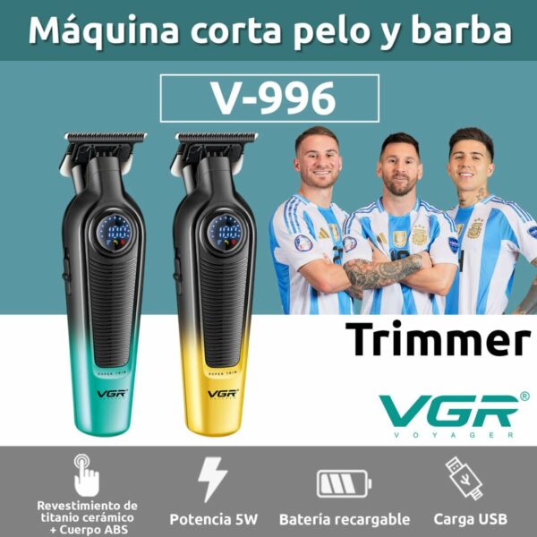 Tondeuse à cheveux professionnelle pour favoris VGR V-996 7 000 tr/min – Image 4
