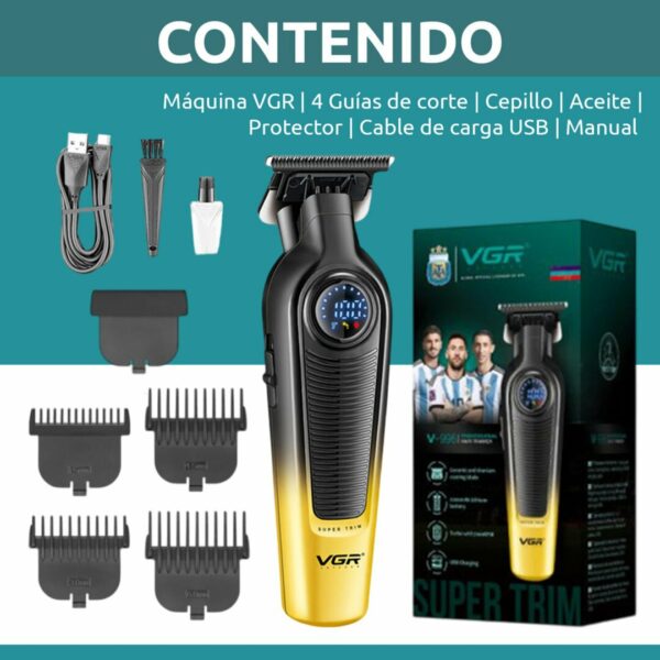 Tondeuse à cheveux professionnelle pour favoris VGR V-996 7 000 tr/min – Image 7