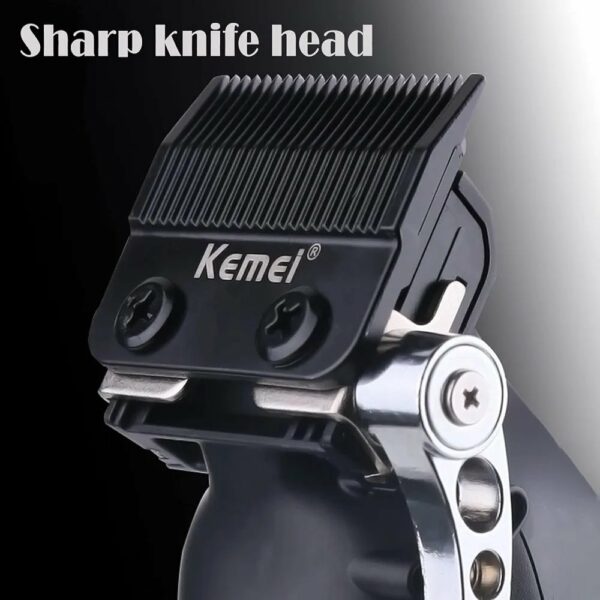 KEMEI km 2296 Tondeuse à cheveux professionnelle sans fil pour homme – Image 2