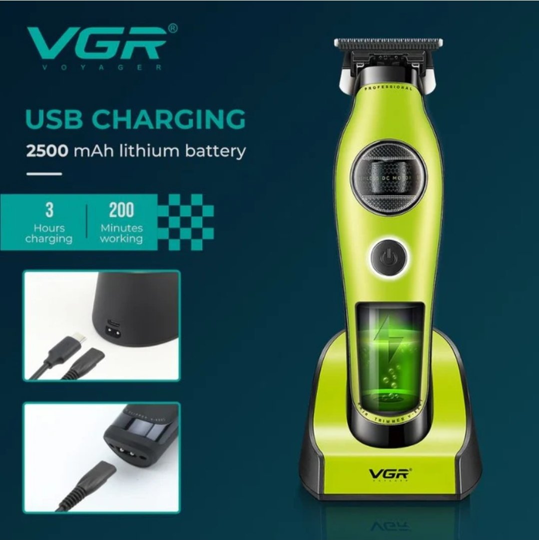 Rasoir et tondeuse professionnels pour la barbe et les cheveux VGR V-880T - الصورة 4