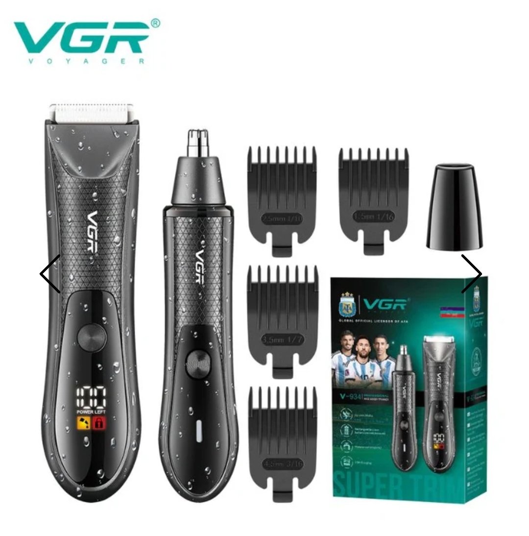 Tondeuse pour le corps et le nez VGR V-934