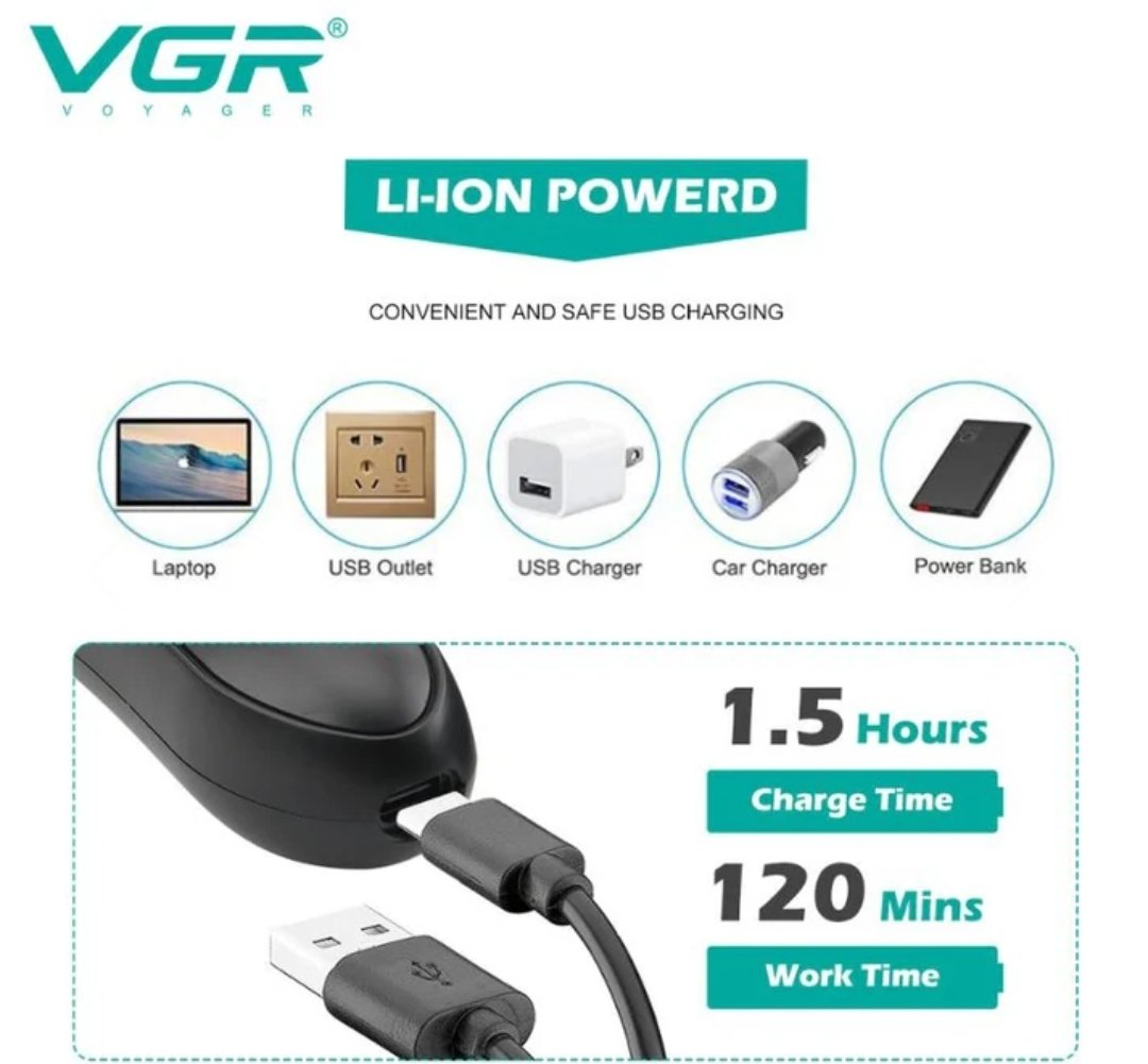 Tondeuse pour le corps et le nez VGR V-934 - الصورة 3