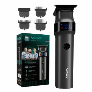 Tondeuse à cheveux professionnelle VGR V-987, noire