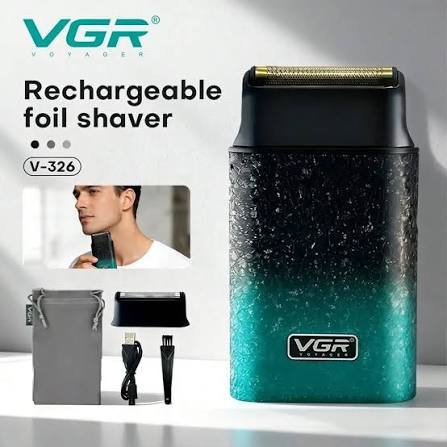 VGR V-326 – Rasoir électrique à grille pour raser les barbes courtes et lisser la peau, avec la possibilité de réaliser des dégradés dans les cheveux. – Image 6