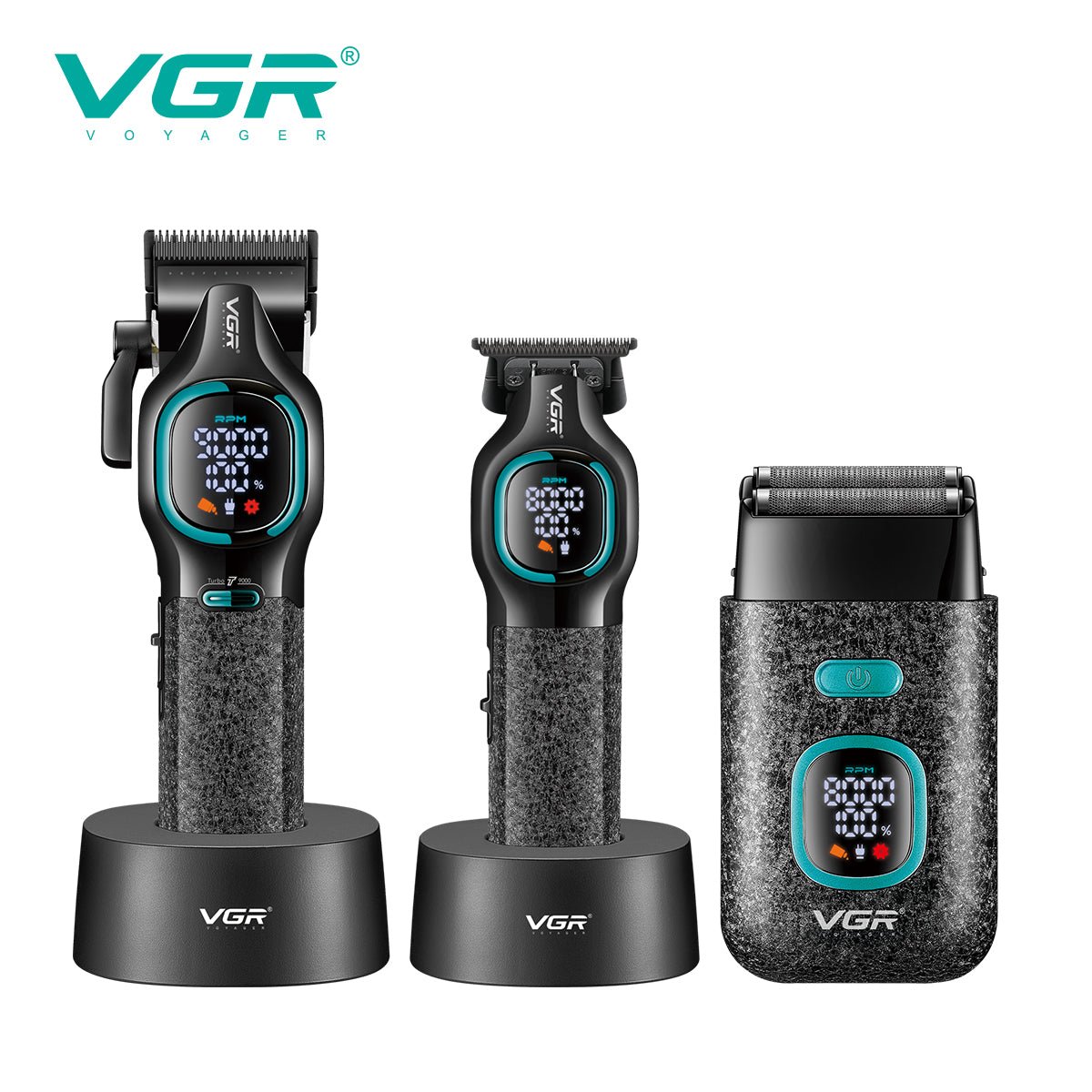 Kit combiné professionnel VGR V-886 S3 pour salon de coiffure