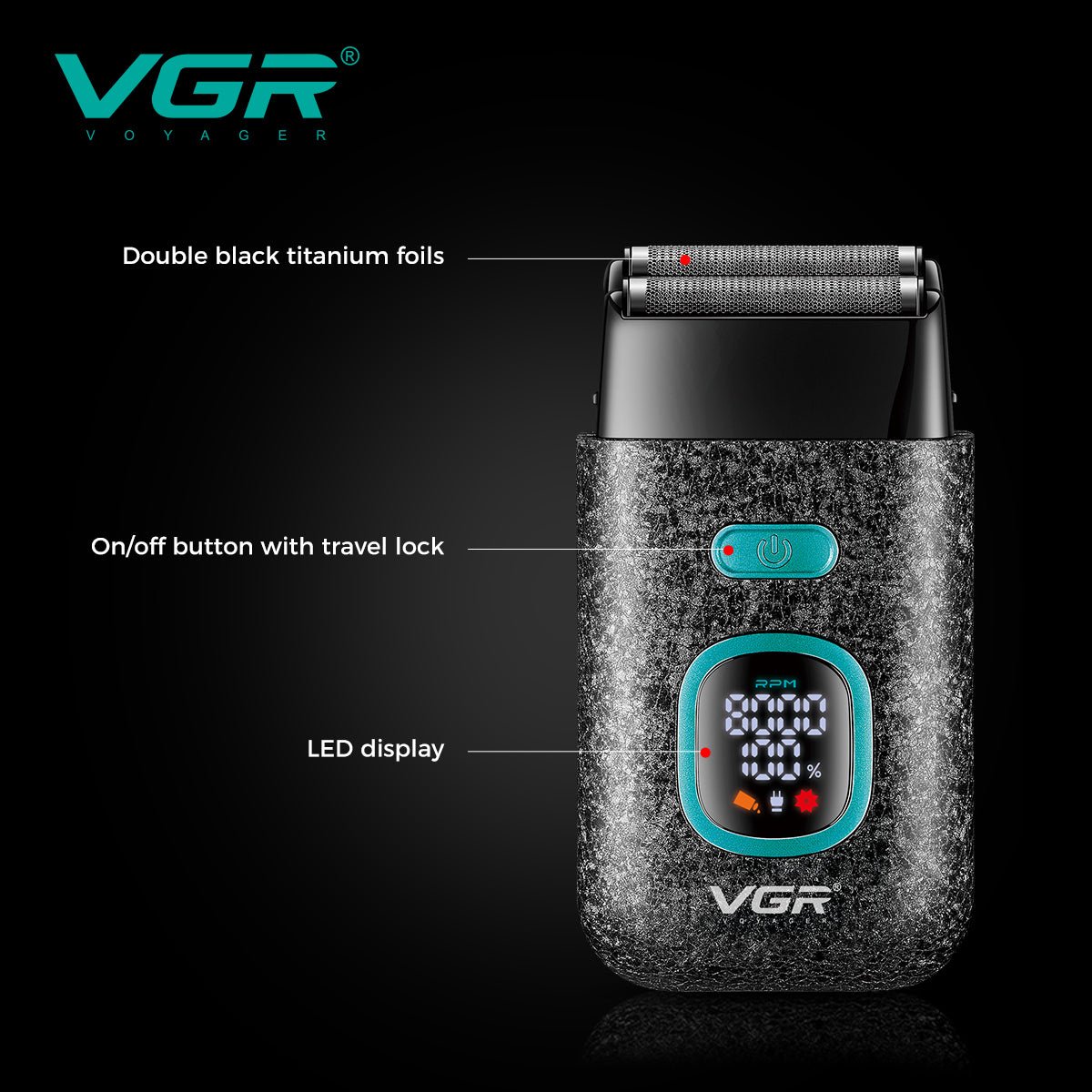 Kit combiné professionnel VGR V-886 S3 pour salon de coiffure – Image 2