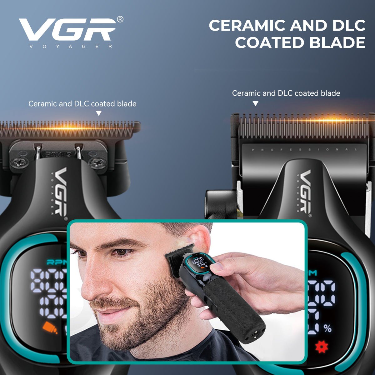 Kit combiné professionnel VGR V-886 S3 pour salon de coiffure – Image 6