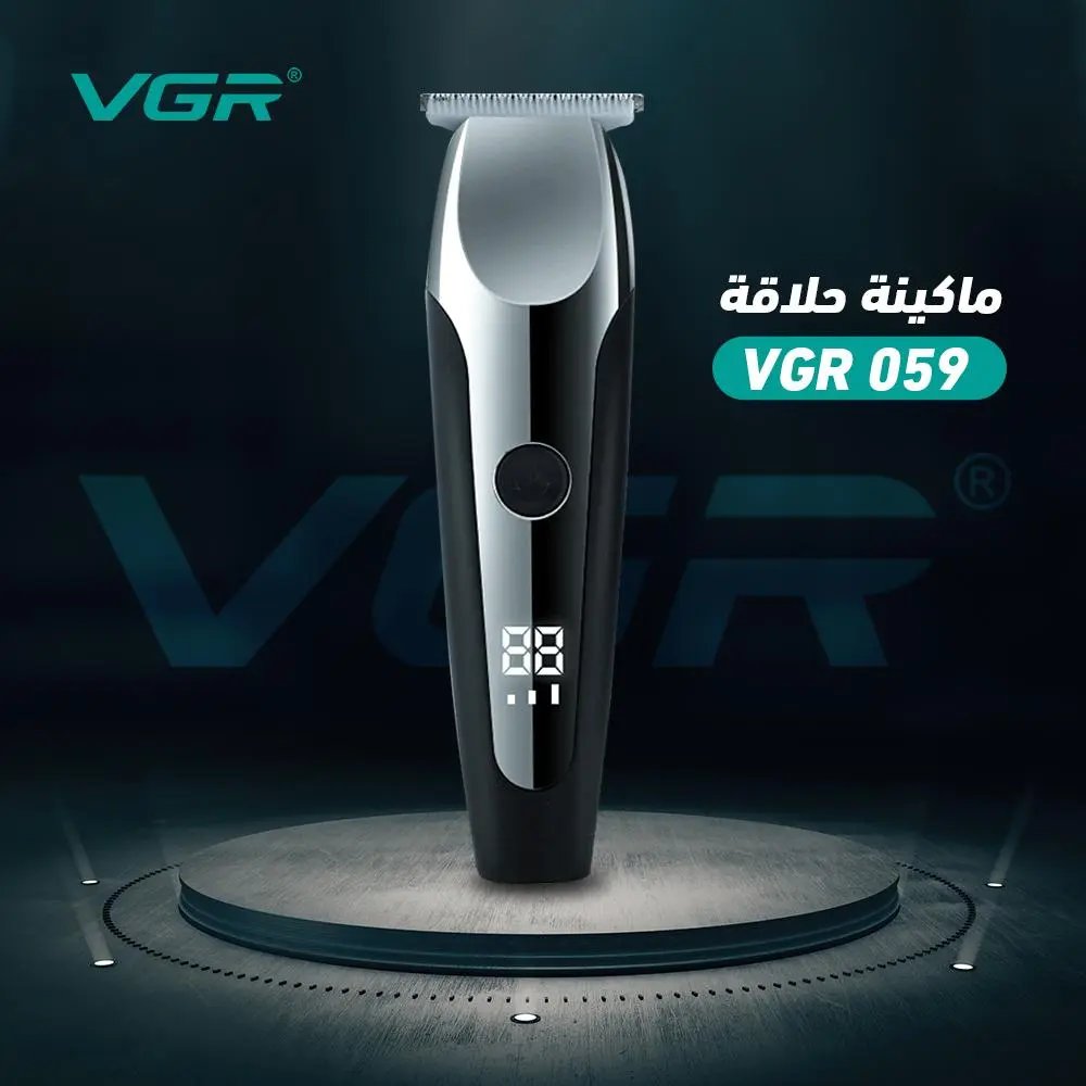VGR-059 – Rasoir électrique professionnel pour hommes de VGR, rechargeable, avec 6 têtes de rasage, pour une utilisation à sec. – Image 4