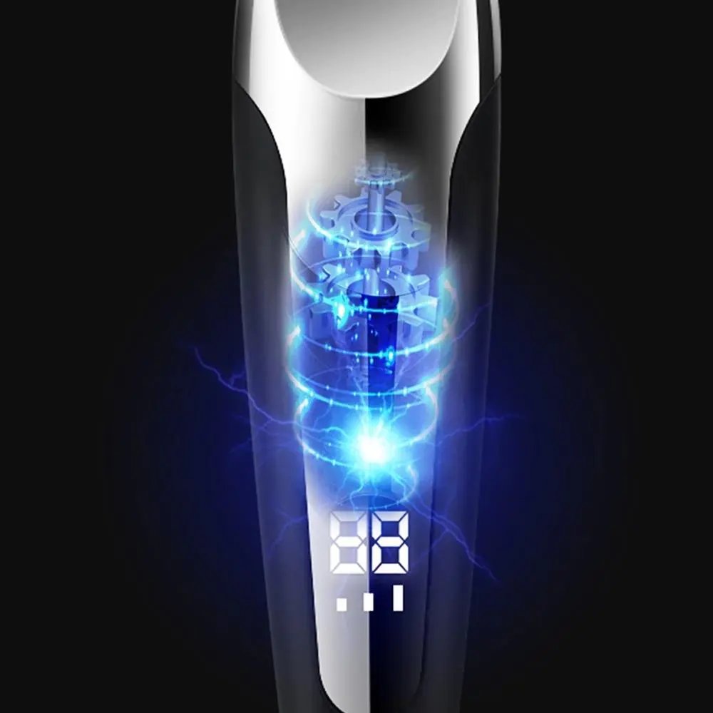 VGR-059 – Rasoir électrique professionnel pour hommes de VGR, rechargeable, avec 6 têtes de rasage, pour une utilisation à sec. – Image 7