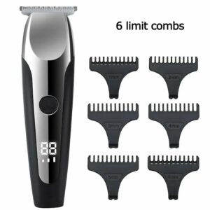 VGR-059 – Rasoir électrique professionnel pour hommes de VGR, rechargeable, avec 6 têtes de rasage, pour une utilisation à sec.